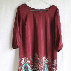 Dress, Loose Fit, Pattern